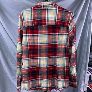 American Eagle plaid flannel button-up
